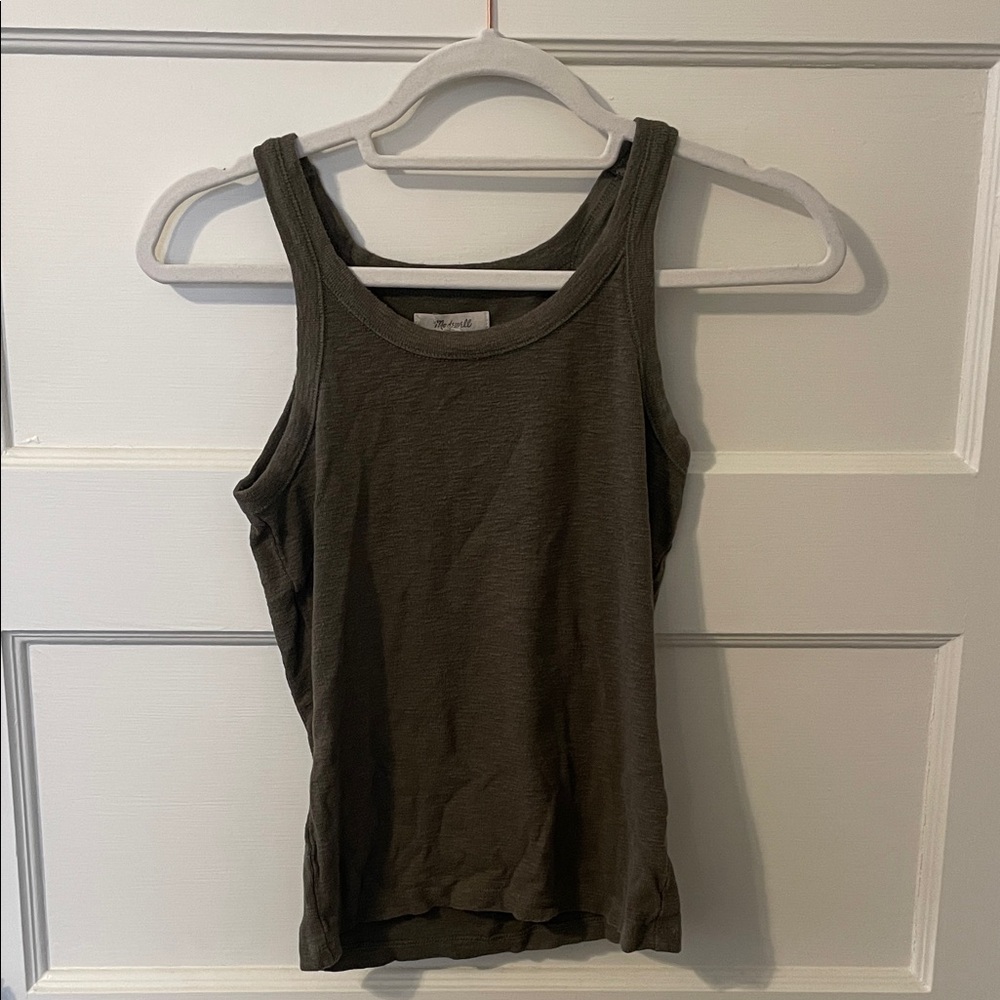 Madewell Dark Olive Tank Top